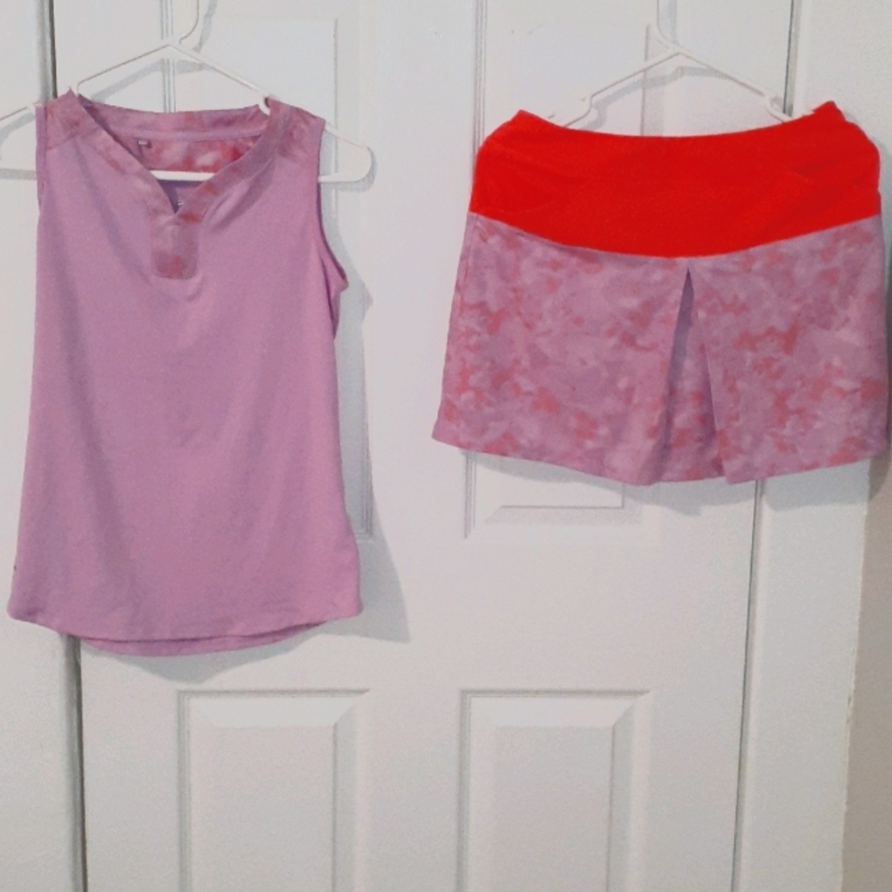 Sport set Tank and skirt.